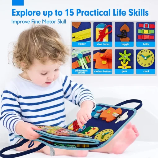 Baby Early Education and Puzzle Busy Board - Image 2