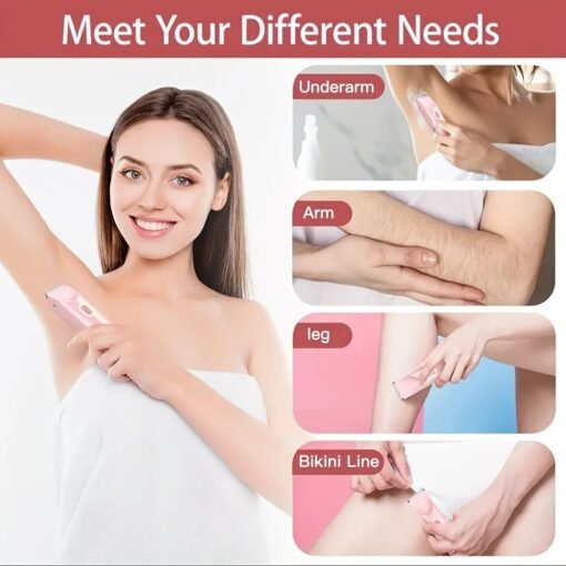 Convenient PortableDual-Head Shaver for Women - Image 4